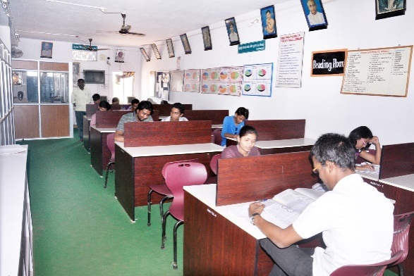 Spacious Reading Room in Library